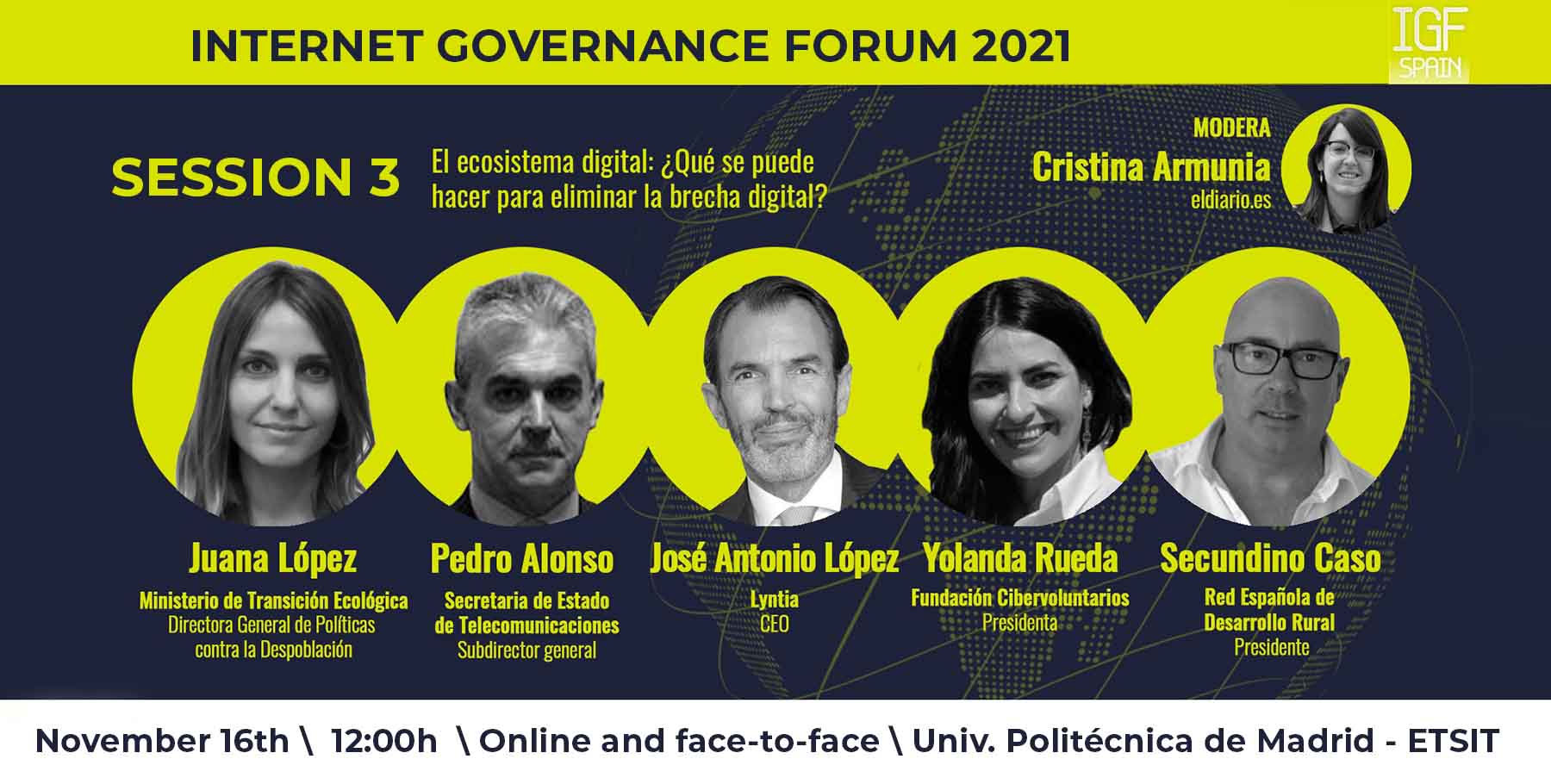 Fundación Cibervoluntarios to take part in the Annual Conference of the Internet Governance Forum Spain (IGF Spain)